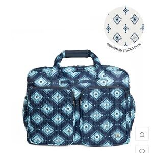 Lug Drifter Duffel Guild Collection NWT Crystal Honeycomb Blue